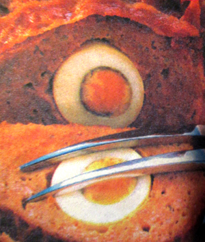 мясной рулет с яйцом